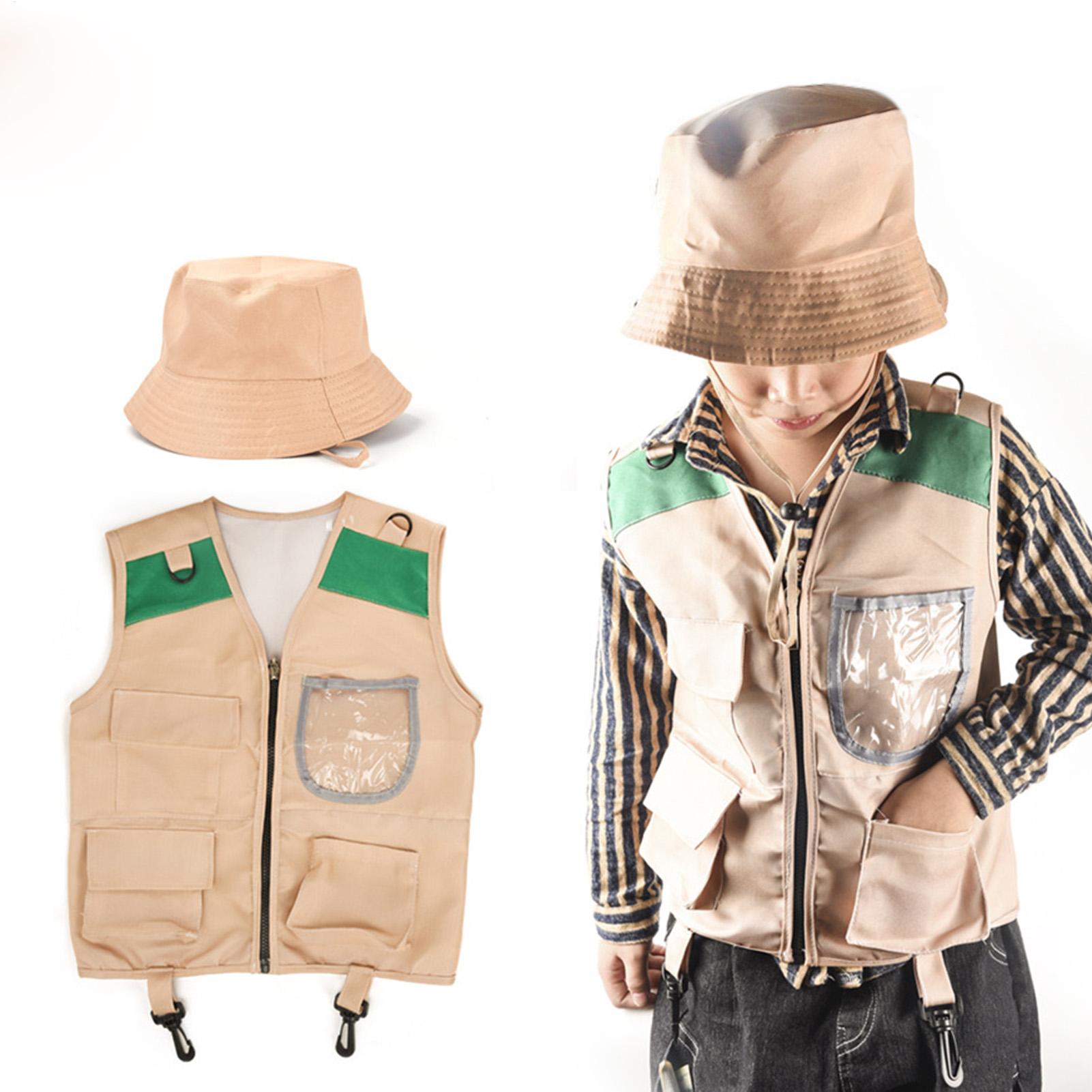 Kids Outdoor Explorer Set - Детский костюм исследователя: шляпа и жилет,