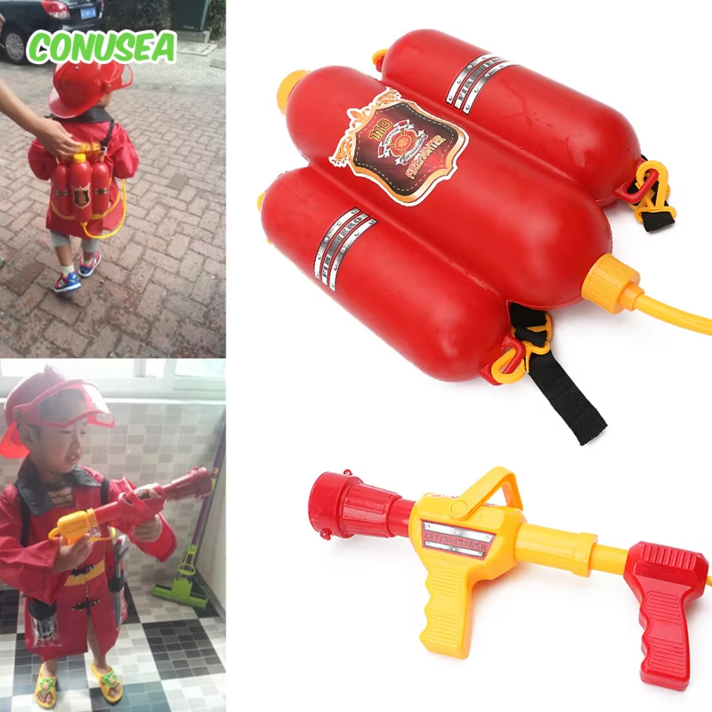 Kids Outdoor Exercise Equipment - Пожарный рюкзак, водяной пистолет, большая емкость,