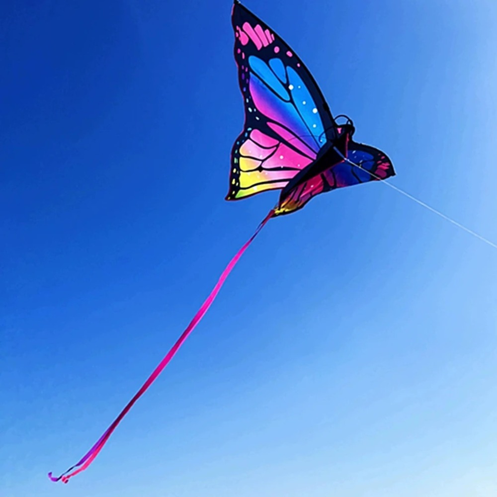 Kite Easy Fly Kids - Детский подарок, красочный воздушный змей-бабочка, красивый