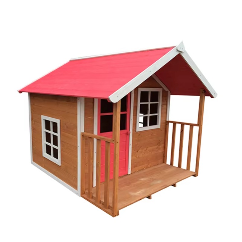 Kids Outdoor Cubby House - Детский деревянный игровой домик для сада,