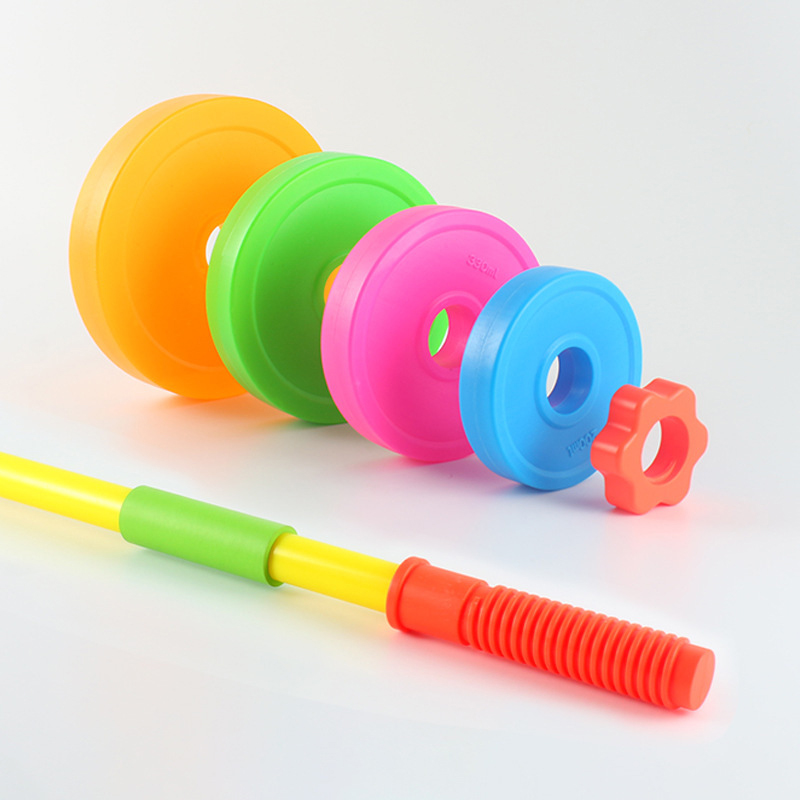 Kids Outdoor Toys B&Q - Детские гантели-игрушки с регулируемым весом, гантель-штанга