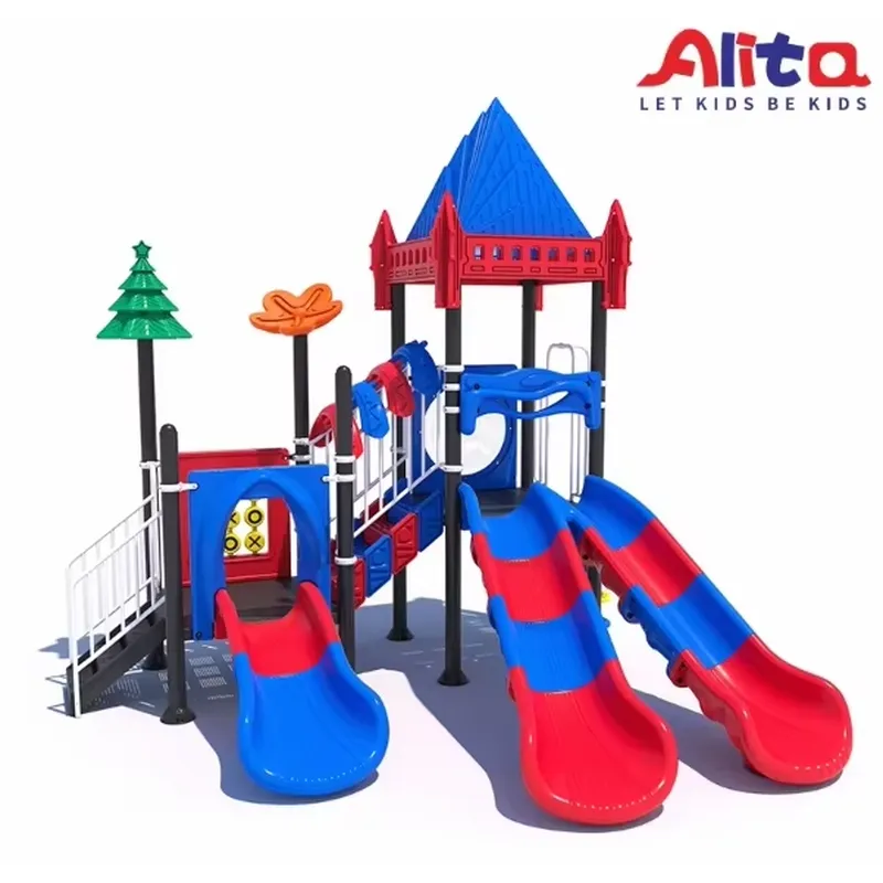 Пластиковая уличная горка длин – обзор и цена Kids Outdoor Yard Equipment