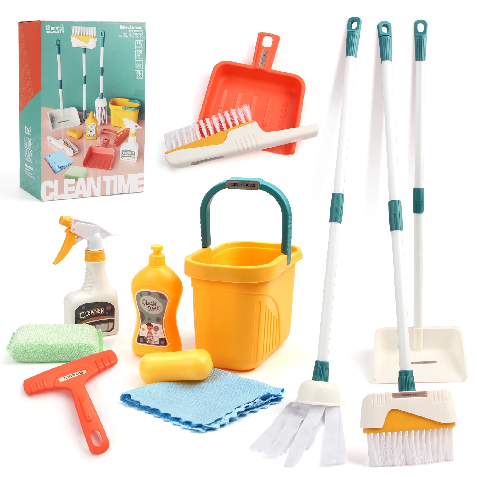 12 шт./компл. детский набор дл – обзор и цена Kids Outdoor Broom