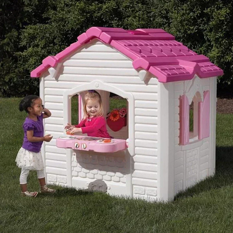 Игрушки коттеджный домик с гри – обзор и цена Kids Outdoor Cubby House