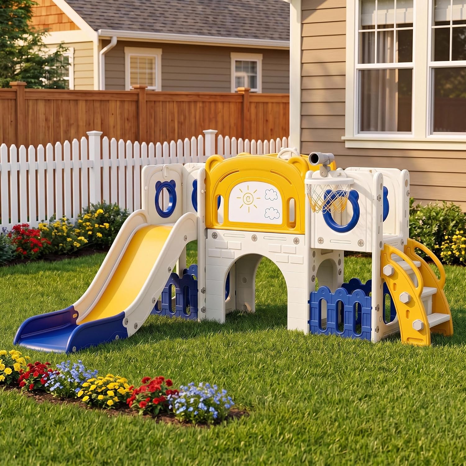 Игровой комплекс 10-в-1 для ма – обзор и цена Kids Outdoor Toys B&Q