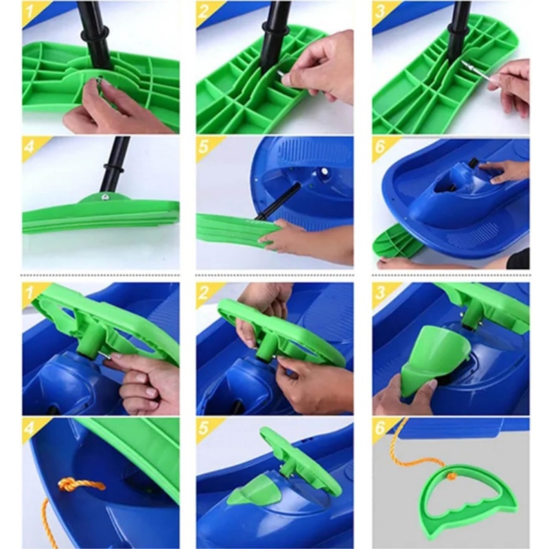 Детские санки с рулем и тормоз – обзор и цена Kids Unique Outdoor Toys