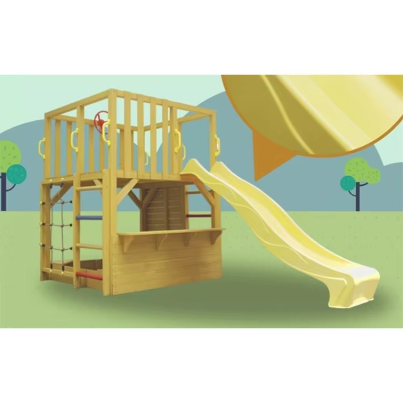 Детский деревянный уличный дом – обзор и цена Kids Outdoor Cubby House